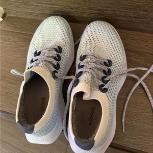 Allbirds Kids Light Blue and White Sneakers